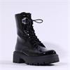 Gabor Merry Chunky Laced D Ring Boot - Black Patent