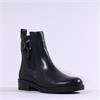 Gabor Host Gusset Strap Ankle Boot - Black Leather