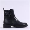 Gabor Host Gusset Strap Ankle Boot - Black Leather