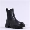 Gabor Camaro Chunky Sole Chelsea Boot - Black Leather