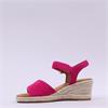 Gabor Kooky Block Heel Slingback Sandal - Pink Suede