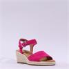 Gabor Kooky Block Heel Slingback Sandal - Pink Suede