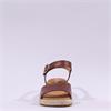 Gabor Monica Espadrille Wedge Sandal - Brown Leather