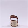 Gabor Monica Espadrille Wedge Sandal - Brown Leather