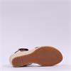 Gabor Monica Espadrille Wedge Sandal - Brown Leather