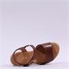 Gabor Monica Espadrille Wedge Sandal - Brown Leather