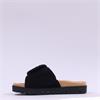 Gabor Everly Beaded Ring Velcro Mule - Black Suede