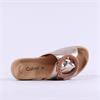 Gabor Everly Beaded Ring Velcro Mule - Gold Metallic