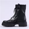 Gabor Merry Chunky Laced D Ring Boot - Black Leather