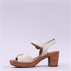 Gabor Fantastica Cork Block Heel Sandal - Latte Leather