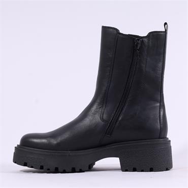 Gabor Minard Chunky Chelsea Boot - Black Leather