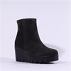 Gabor Utopia Platform Wedge Boot - Dark Grey Sde