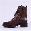 Gabor Countdown Lace Zip Military Boot - Cognac Leather