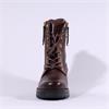 Gabor Countdown Lace Zip Military Boot - Cognac Leather