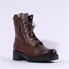Gabor Countdown Lace Zip Military Boot - Cognac Leather