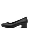 Jana Zatoro Block Heel Court Shoe - Black