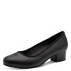 Jana Zatoro Block Heel Court Shoe - Black