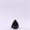 Jana Zatora Block Heel Link Court Shoe - Black
