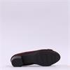 Jana Zatora Block Heel Link Court Shoe - Mocca
