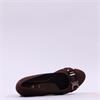 Jana Zatora Block Heel Link Court Shoe - Mocca