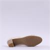 Jana Abura Diamante Band Court Shoe - Beige Gold