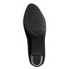 Jana Abura Diamante Band Court Shoe - Black Suede