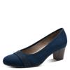 Jana Abura Diamante Band Court Shoe - Navy Suede