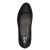 Jana Abura Block Heel Court Shoe - Black Shimmer