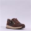 Jana Kalo Laced Side Zip Trainer - Mocca Combi