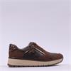 Jana Kalo Laced Side Zip Trainer - Mocca Combi