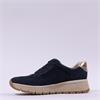 Jana Kalo Laced Side Zip Trainer - Navy