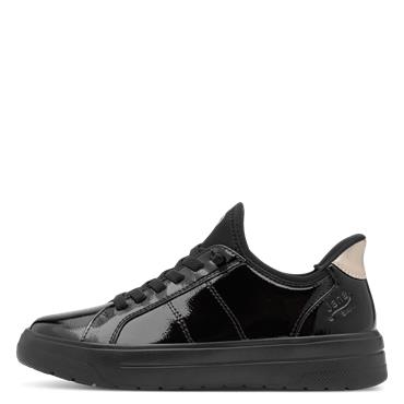 Jana Steptane Easy On Slip On Shoe - Black Patent
