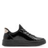 Jana Steptane Easy On Slip On Shoe - Black Patent