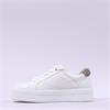 Jana Laced Platform Trainer Side Zip - White