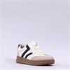 Jana Zango Gum Sole Twin Stripe Trainer - Beige Combi