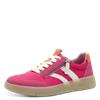 Jana Zango Gum Sole Twin Stripe Trainer - Fuchsia Combi