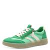 Jana Zango Gum Sole Twin Stripe Trainer - Green Combi
