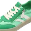 Jana Zango Gum Sole Twin Stripe Trainer - Green Combi