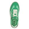 Jana Zango Gum Sole Twin Stripe Trainer - Green Combi