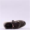 Jana Paro Laced Side Zip Wedge Trainer - Cafe