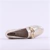 Jana Mena Link Detail Slip On Loafer - Gold Metallic