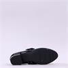 Jana Zatora 2 Strap  Block Heel Shoe - Black Patent
