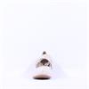 Jana Abura Cross Strap Block Heel Shoe - Beige Gold