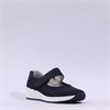 Jana Eloq Perforated Velcro Strap Shoe - Navy
