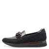 Jana Somon Loafer With Link Detail - Black Pewter