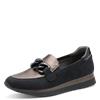 Jana Somon Loafer With Link Detail - Black Pewter