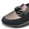 Jana Somon Loafer With Link Detail - Black Pewter
