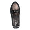 Jana Somon Loafer With Link Detail - Black Pewter