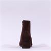 Jana Edin Side Zip Block Heel Ankle Boot - Mocca