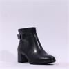 Jana Amadea Block Heel Buckle Ankle Boot - Black
